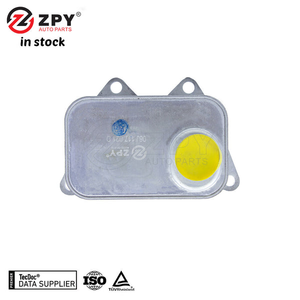 ZPY New Engine Oil Cooler For Audi A4 A5 Q5 A6 A3 Golf Jetta Tiguan 06J117021D