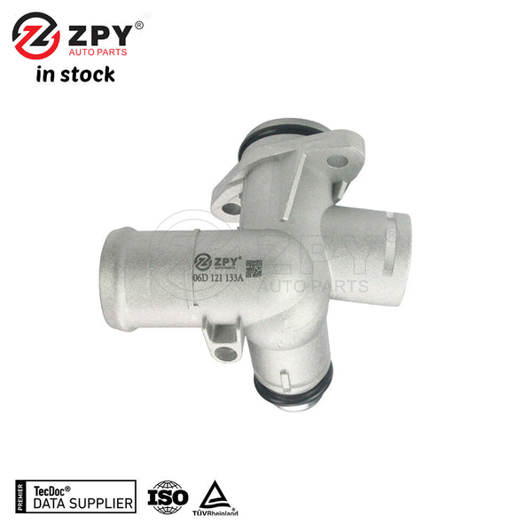 ZPY New Engine Coolant Flange Water for Audi A4 A6 Quattro 2.0L 06D121133A