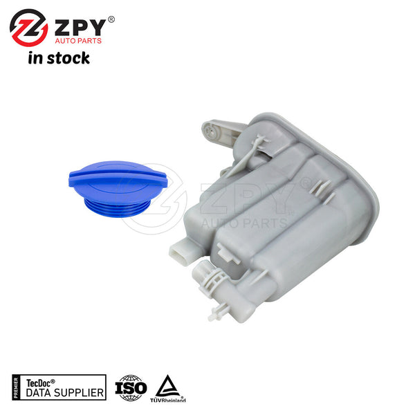 ZPY Engine Coolant Expansion Tank W/Cap For Audi A4 A5 Q5 Quattro 2.0 8K0121403Q