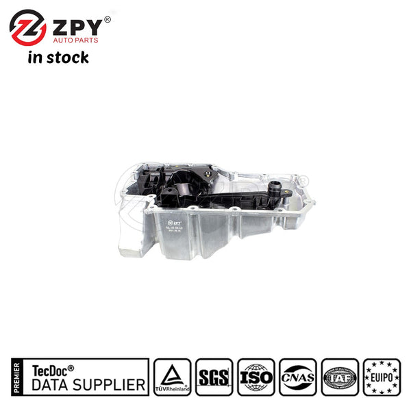 ZPY New Engine Oil Pan Housing Aluminum For Audi A4 A5 A6 Q5 Q7 06L103598R