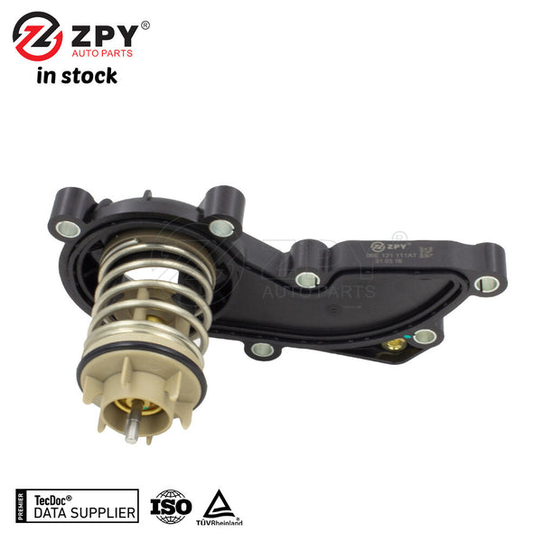 ZPY Engine Cooling Thermostat Assembly For Audi A4 B8 A5 A6 C7 A7 06E121111AT