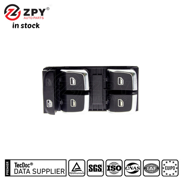 ZPY New Quality Power Door Window Switch For S4 B8 2008-2012 8KD959851A