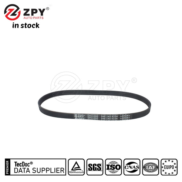 ZPY New Hight Quality Warranty Alternator Poly V-Belt For Audi A3 04E145933A