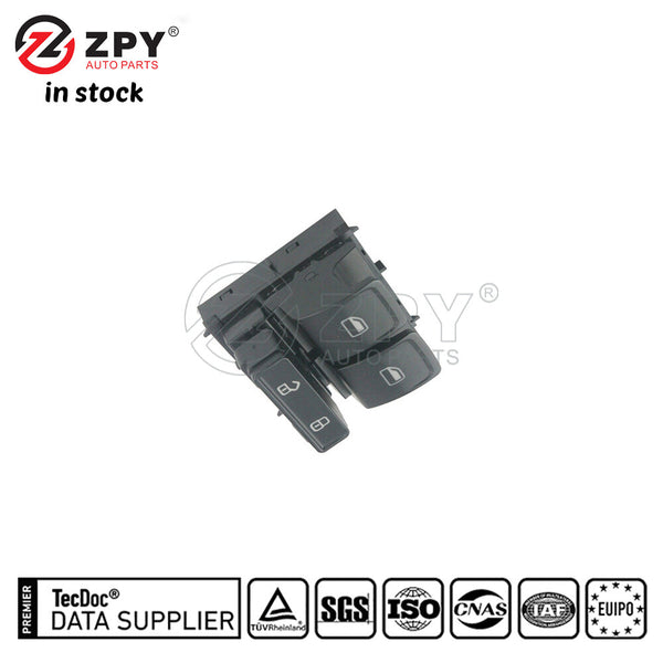 ZPY New Front Left Power Window Switch For Volkswagen Jetta 34D959858