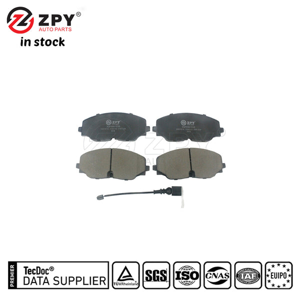 ZPY New Hight Quality Disc Brake Pad Set Front For Volkswagen 3QF698151E