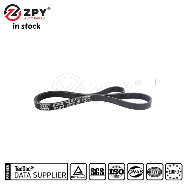 ZPY New Quality Serpentine Accessory Drive Belt For Audi A4 1.8T 06B903137C