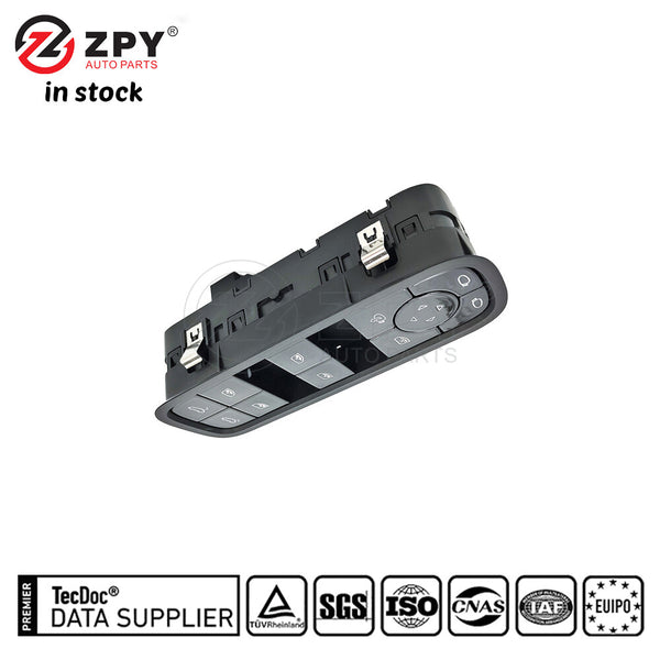ZPY Power Door Window Switch Front Left For Porsche Panamera Cayenne 971959858E