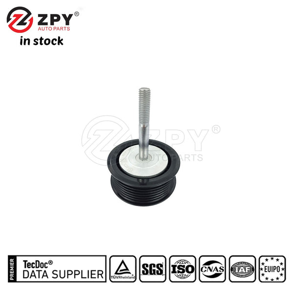 ZPY Ribbed Belt Deflection Guide Pulley For Porsche 2007-2015 7PP145276