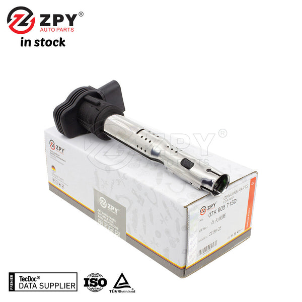 ZPY Ignition Coil For VW Volkswagen EOS Passat CC Tiguan GTI 07K905715F