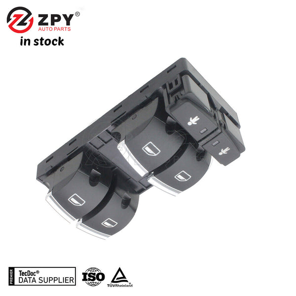 ZPY Front Left Window Switch W/Child lock For Audi Q7 3.0 2011-2015 4F0959851J