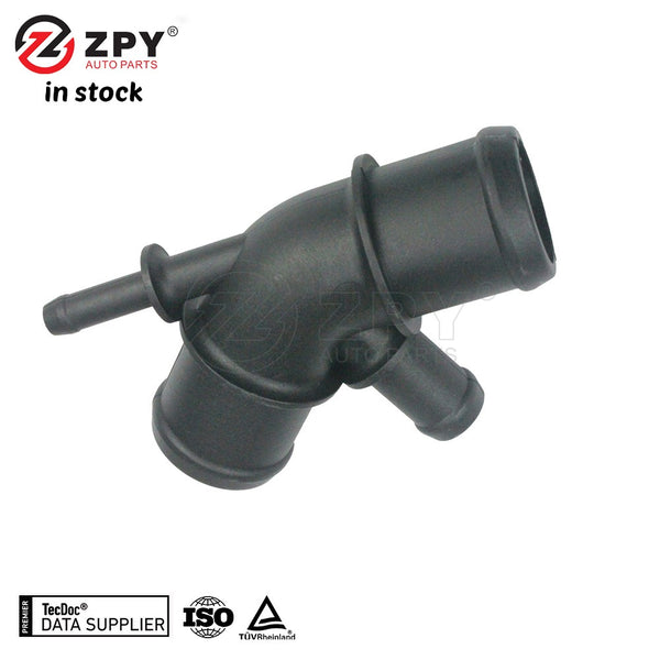 ZPY New Water Coolant Hose Connector Flange For VW Golf Jetta Audi 1J0121087C