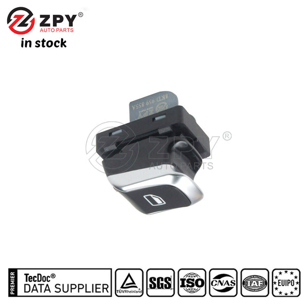 ZPY Passenger Side Power Window Switch For Audi A4 B8 Allroad A5 Q5 8KD959855A