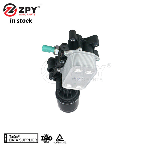 ZPY New Hight Quality Engine Oil Cooler Filter Housing for Skoda 04B115389B